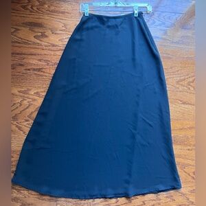 Elegant Navy A-Line Skirt